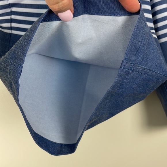 Quiksilver Blue Men's Echo Stripe Amphibian 18 Hybrid Shorts. Size XS - Picture 5 of 11